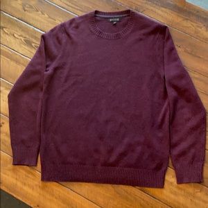 Banana Republic Merino Wool Sweater Burgundy